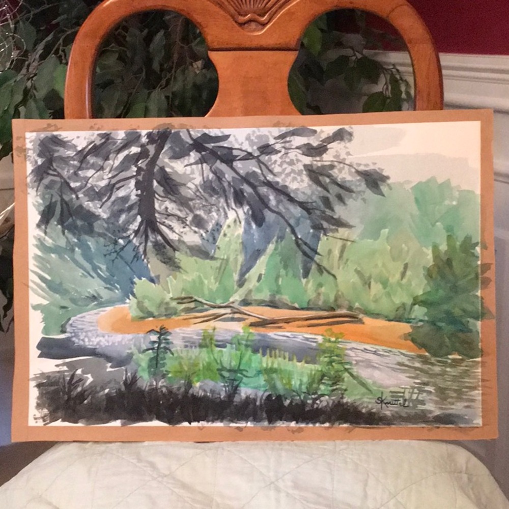 Original Watercolor-“Mark Twain Forest” (Missouri)